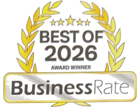 Best of 2026 Award Winner from Businessrate.com