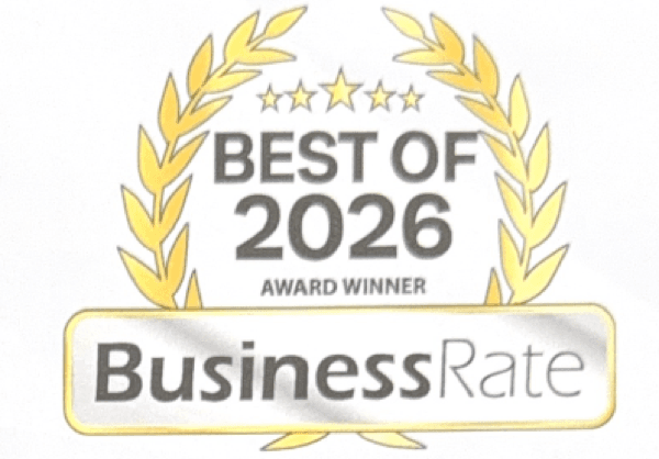 Best of 2026 Award Winner badge from Businessrate.com